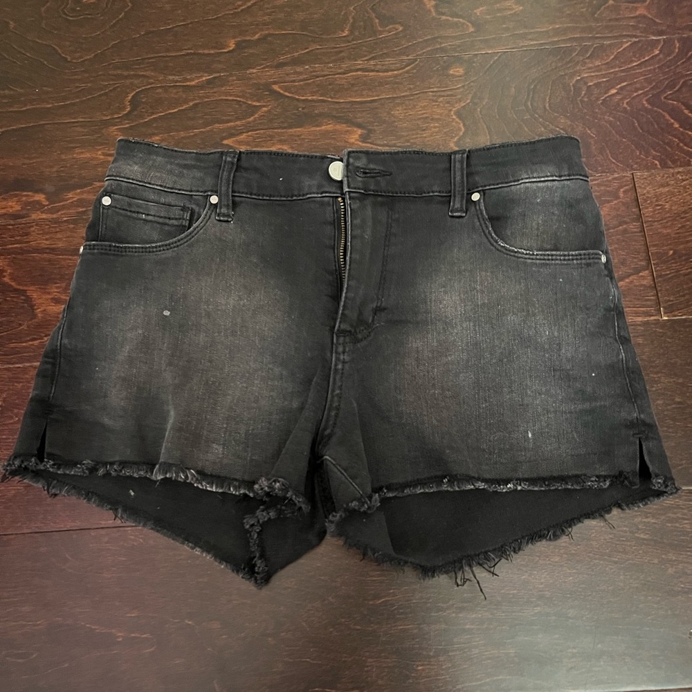 Black jean shorts - Picture 1 of 6
